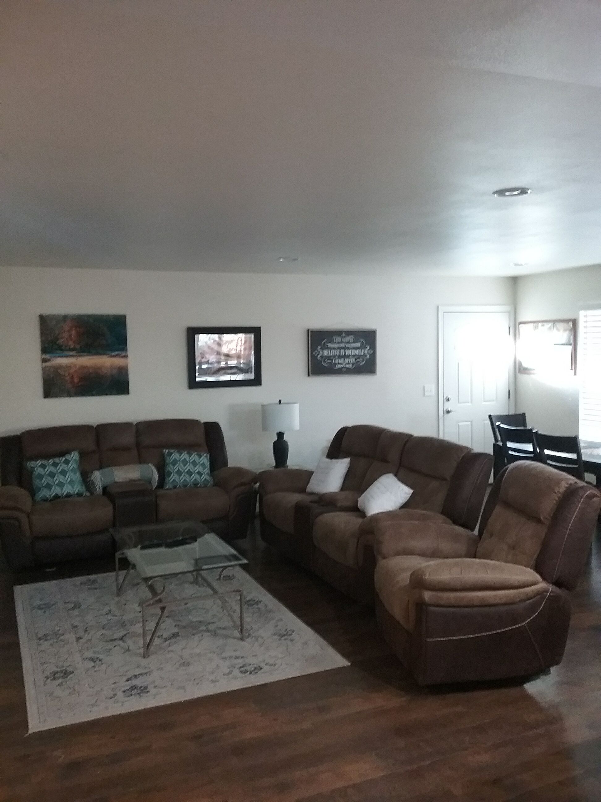 Smart TV, fireplace, video games, foosball