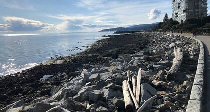 Renovated, spacious and bright North Shore garden oasis/one bedroom suite