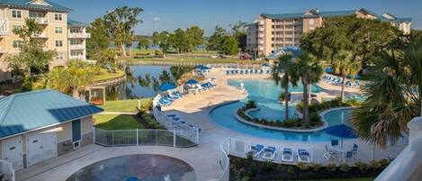 Indoor pool, outdoor pool