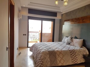2 bedrooms, free WiFi, bed sheets - Residence Beautiful Mansions (Marrakech)