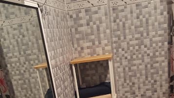 Towels, soap, toilet paper