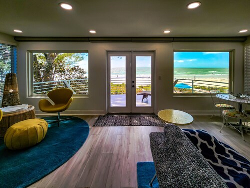 Luxurious Oceanfront Home w/ MILES of sandy beach & private Inter-Coastal dock!
