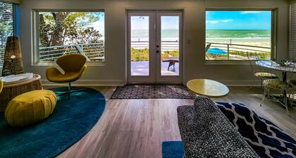 Luxurious Oceanfront Home w/ MILES of sandy beach & private Inter-Coastal dock!