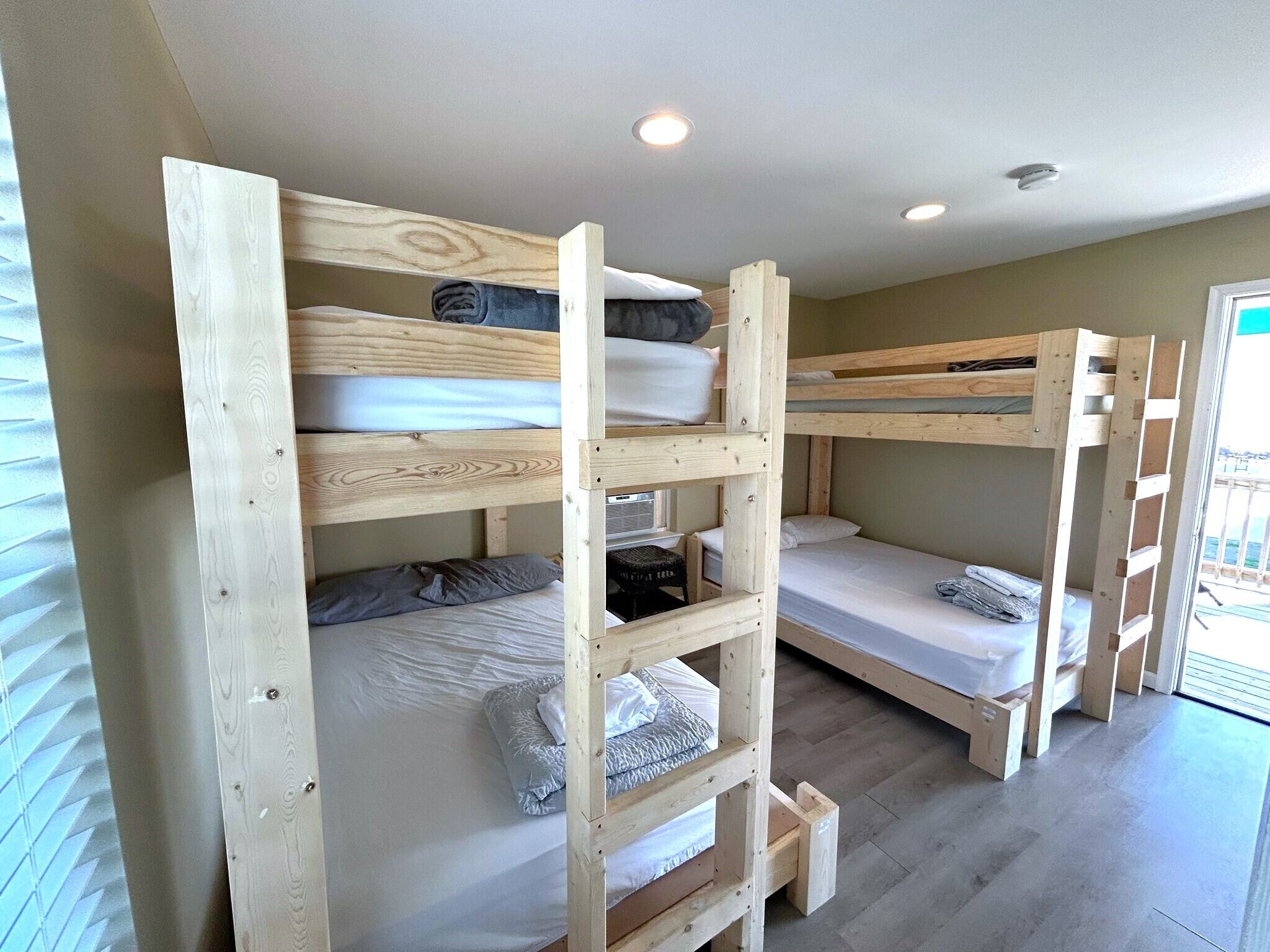 4 habitaciones, wifi, ropa de cama y acceso para silla de ruedas 