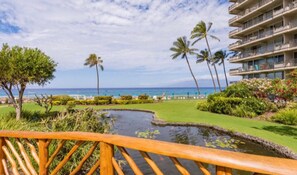 Property grounds - AMAZING VIEW! 1 Unit Back From Oceanfront, 1 Bed/2 Bath.  Sleeps up to 4. (Lahaina)
