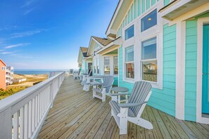 Property grounds - Semi-Oceanfront Dog Friendly Home w/ Pool, Hot Tub, EV Charger, Game Room, More! (Rodanthe)