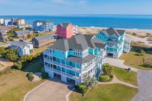 Exterior - Semi-Oceanfront Dog Friendly Home w/ Pool, Hot Tub, EV Charger, Game Room, More! (Rodanthe)