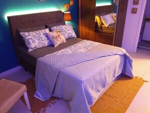 1 soverom, strykejern/-brett, wi-fi og sengetøy