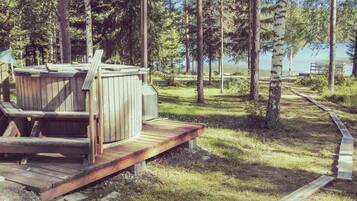 Idromassaggio all'aperto