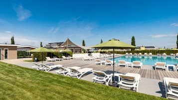 Una piscina riscaldata