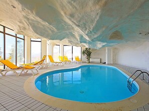 Indoor pool, a heated pool