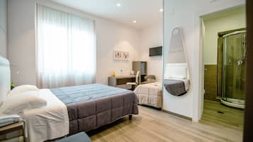 Ropa de cama de alta calidad y minibar
