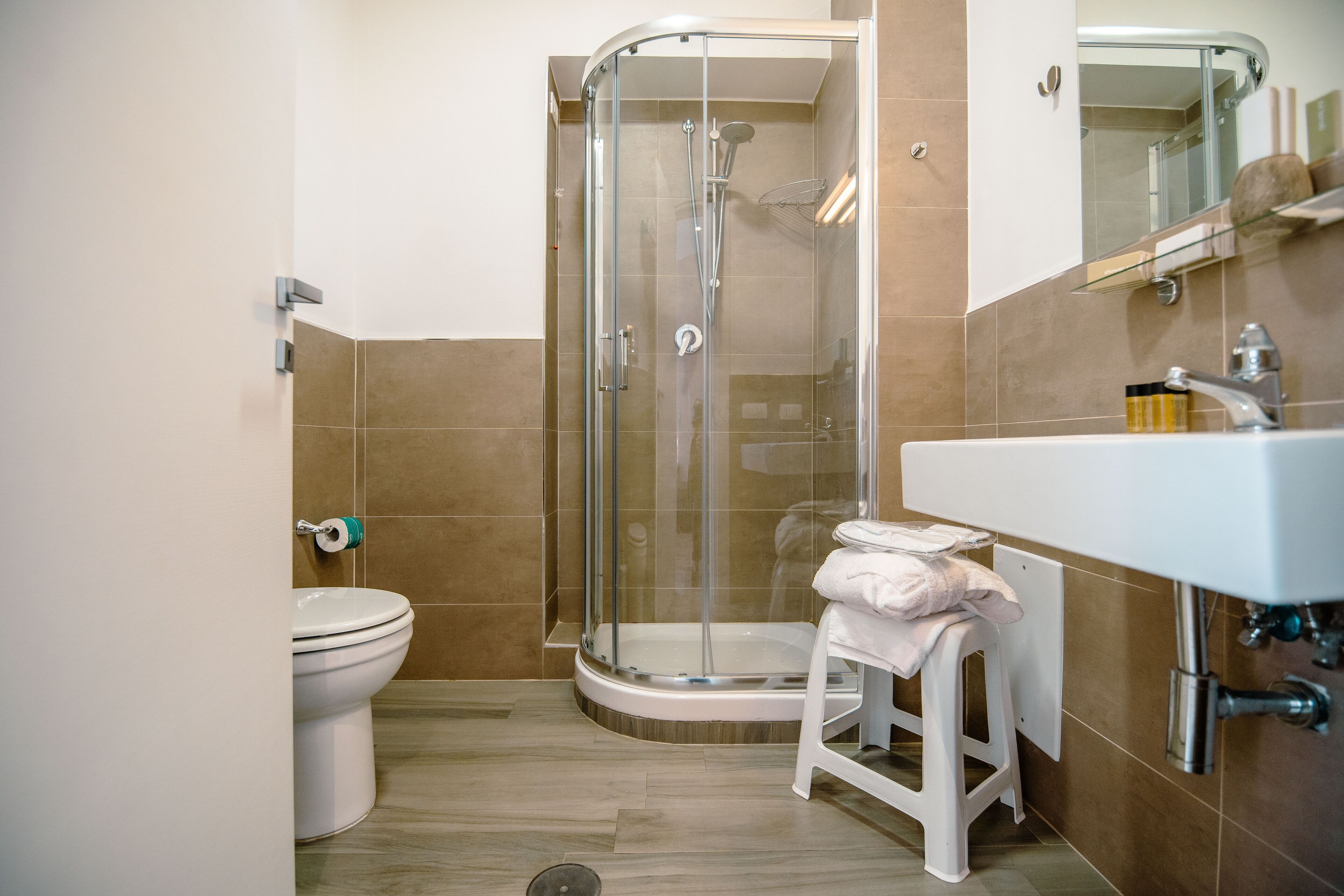 comfort room | bathroom | shower, rainfall showerhead, free toiletries, hair dryer