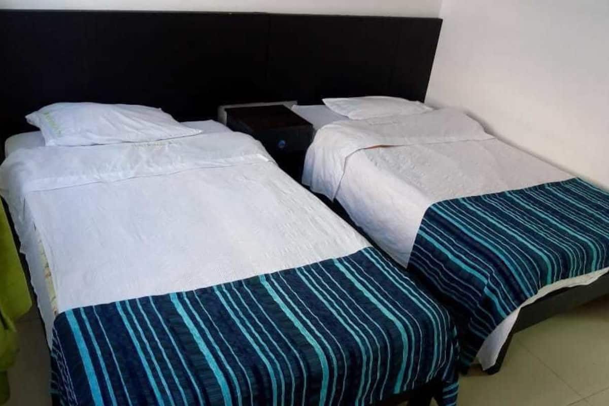 Habitación estándar con 2 camas individuales, 2 camas individuales | Camas supletorias, wifi gratis, ropa de cama