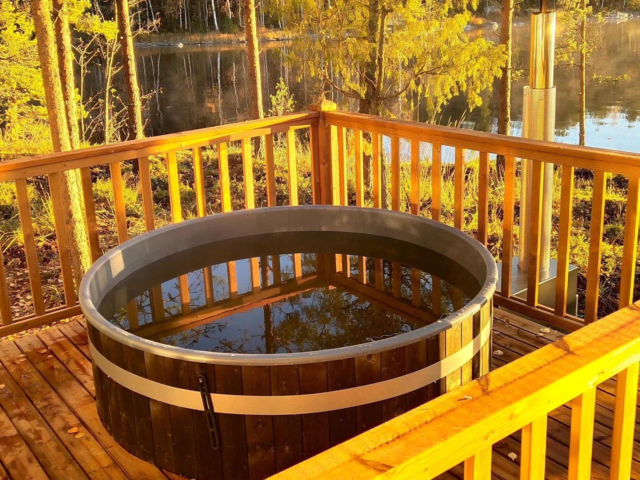 Bain à remous extérieur