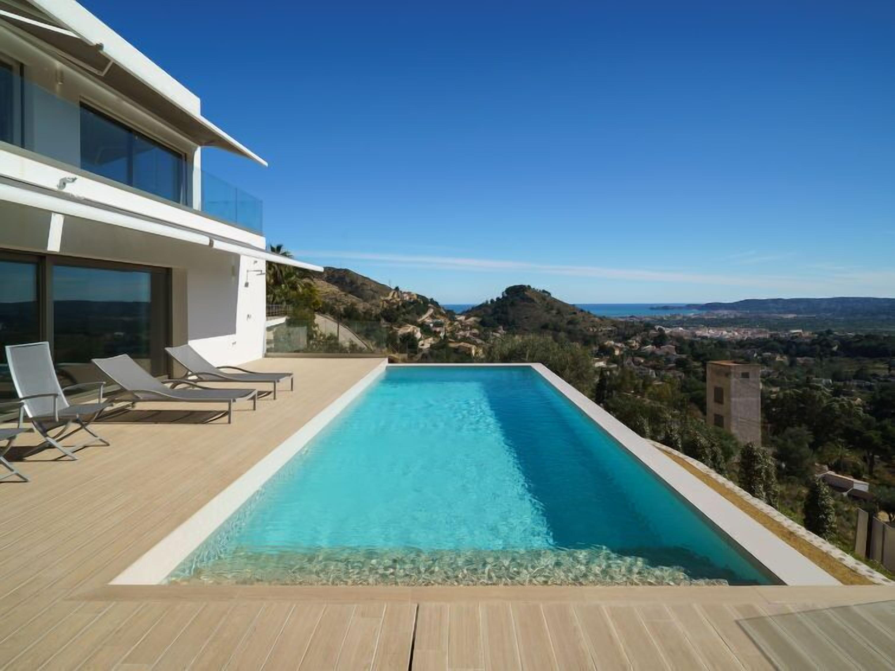 Una piscina climatizada