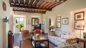 Télévision, cheminée