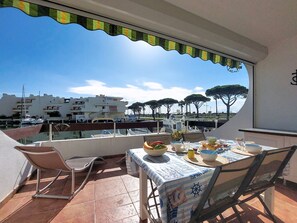 Outdoor dining - Les Marinas de la Plage I by Interhome (Port Camargue)