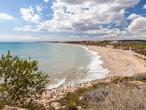 Vlak bij het strand