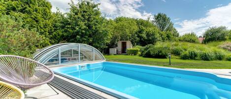 Una piscina riscaldata