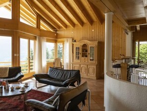 TV, fireplace - Midat soleil by Interhome (Verbier)