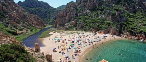 Una spiaggia nelle vicinanze