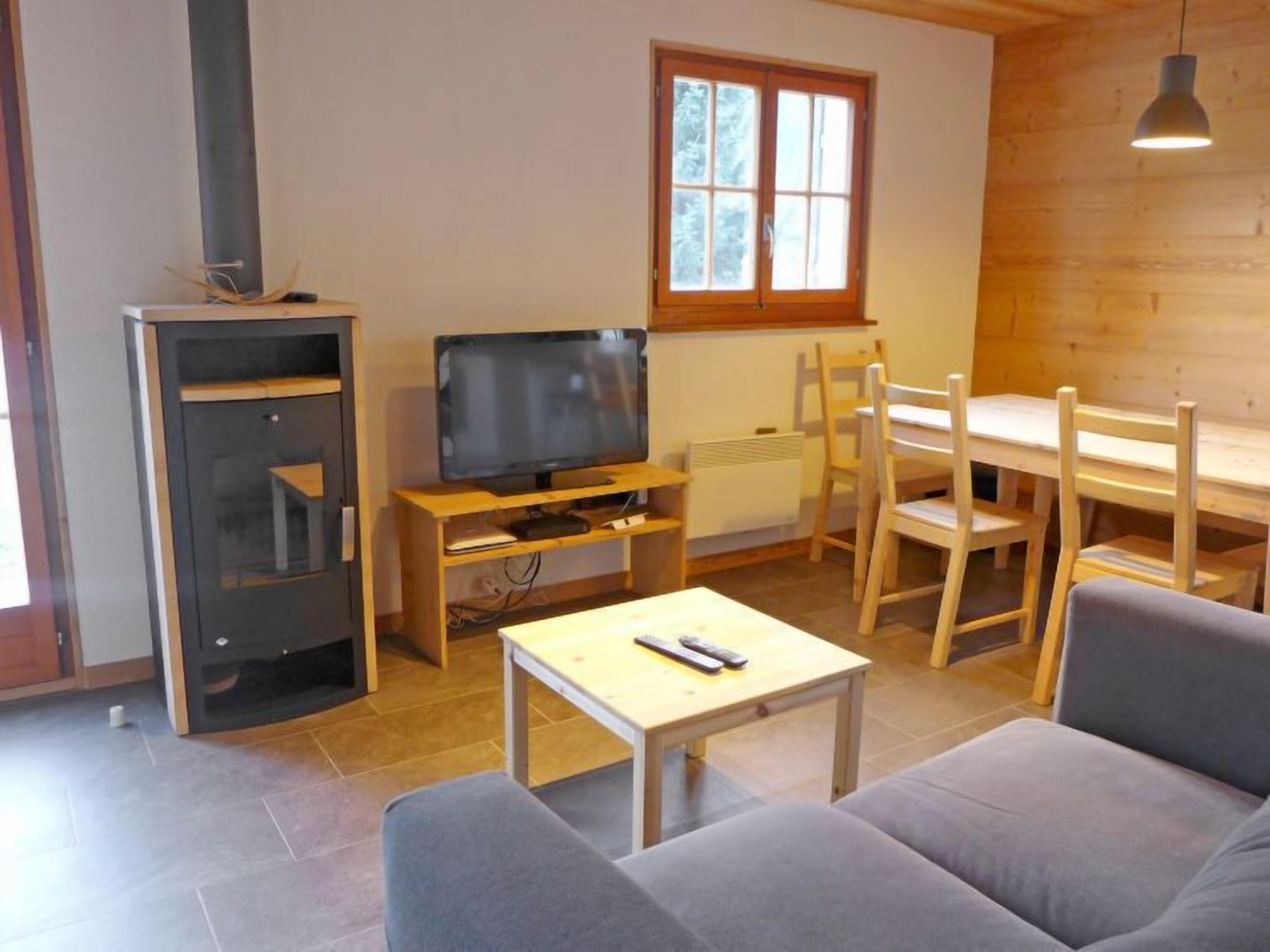 Fernseher, Kamin