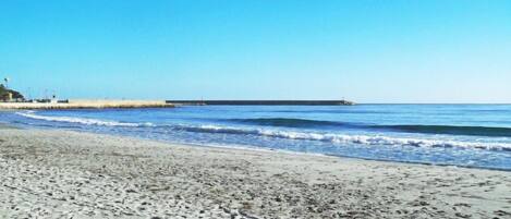 Vlak bij het strand