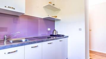 Fridge, cookware/dishes/utensils