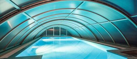 Una piscina riscaldata
