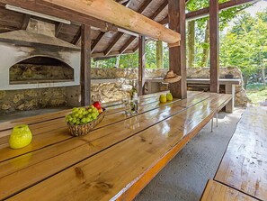 Outdoor dining - Vacation home Vršak by Interhome (Senj)