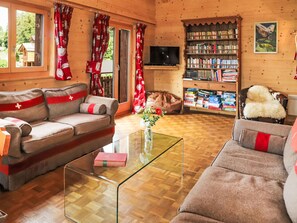 Télévision, cheminée