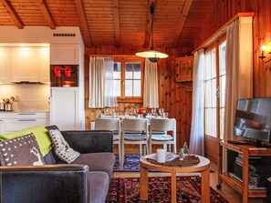 Télévision, cheminée, lecteur de DVD