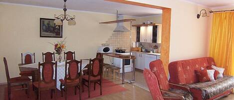 Fladskærms-tv, pejs