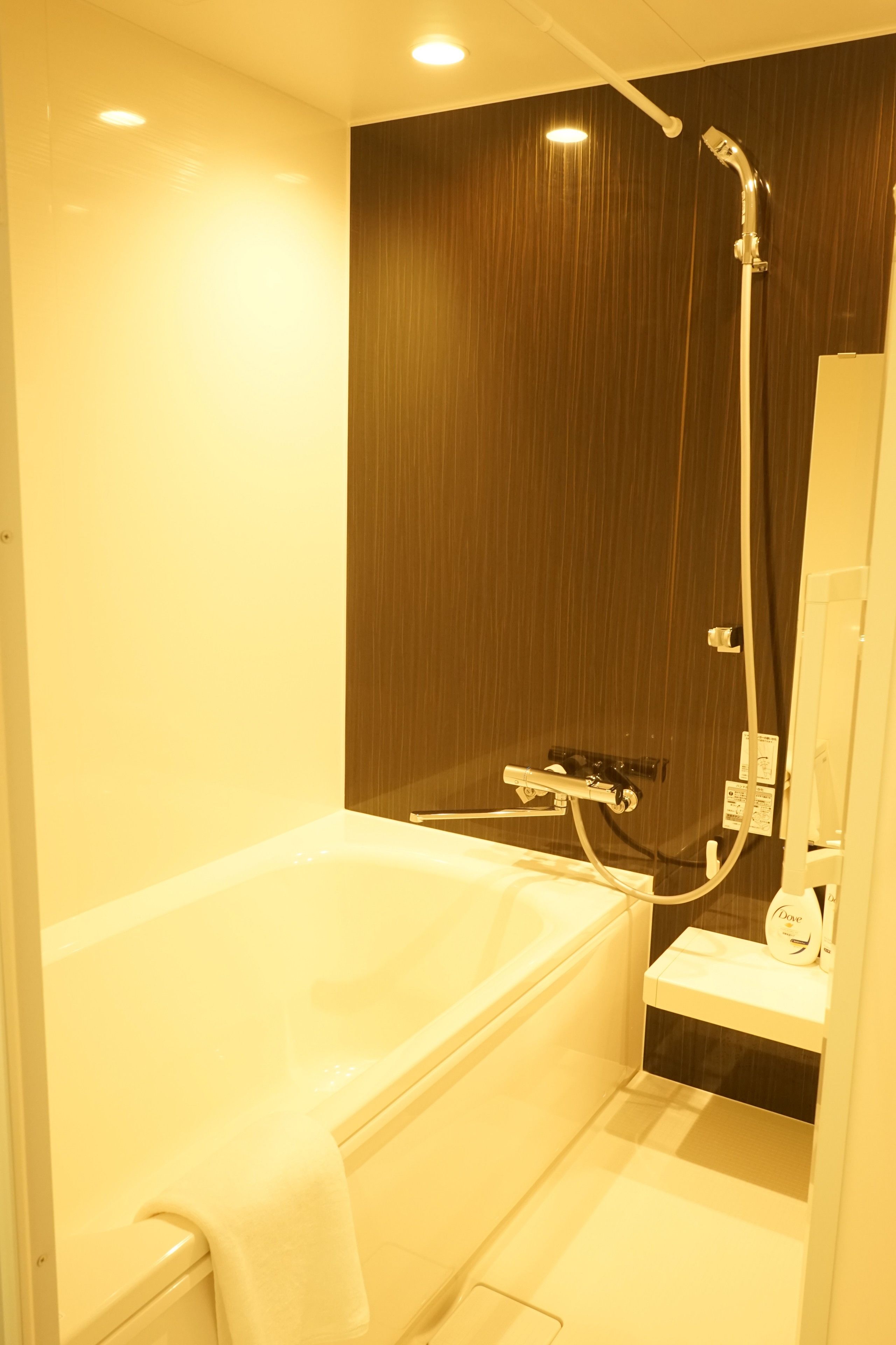 deluxe twin room | bathroom | separate bathtub and shower, deep-soaking bathtub, free toiletries
