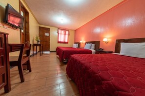 Down comforters, desk, laptop workspace, free WiFi