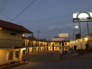 Front of property - evening/night