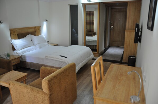 In-room safe, blackout curtains, soundproofing, iron/ironing board