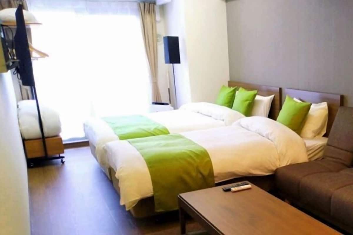 1 bedroom, individually furnished, desk, blackout curtains