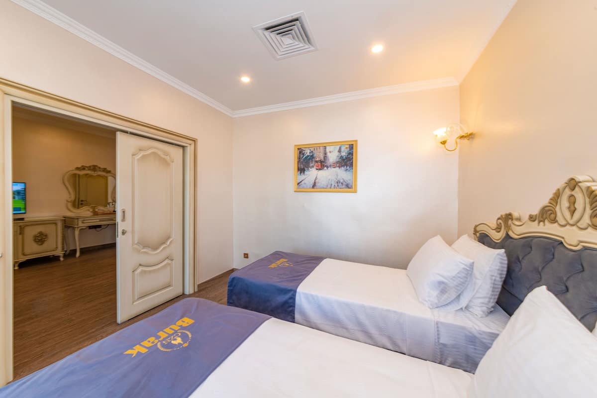 Suite Junior | 1 chambre, draps en coton égyptien, literie de qualité supérieure
