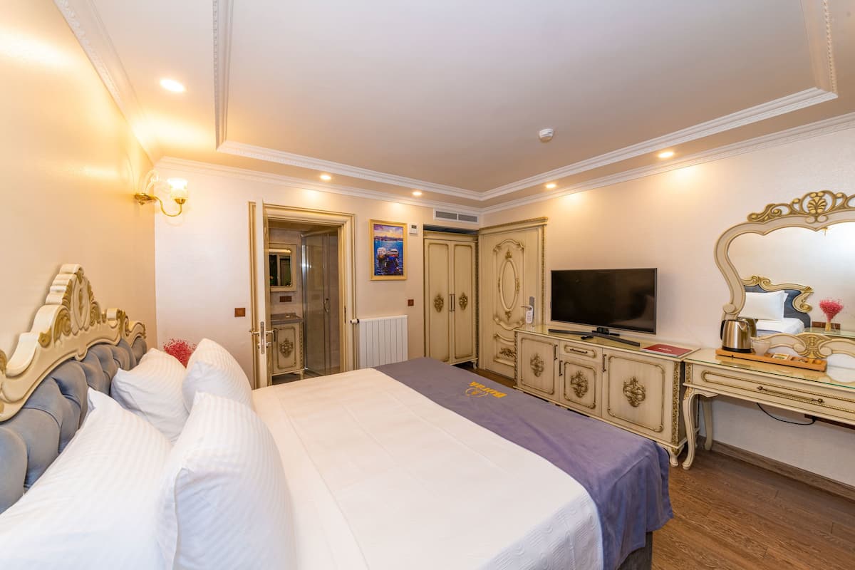 Chambre Double Économique | 1 chambre, draps en coton égyptien, literie de qualité supérieure