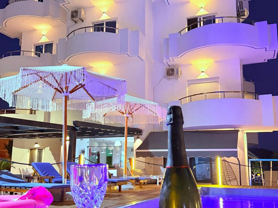 Fassade der Unterkunft