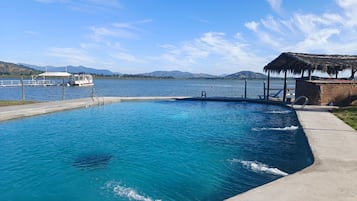 Indoor pool, outdoor pool