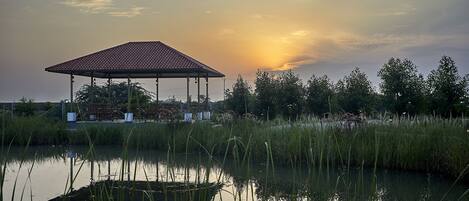 المنطقة المحيطة بالمنشأة