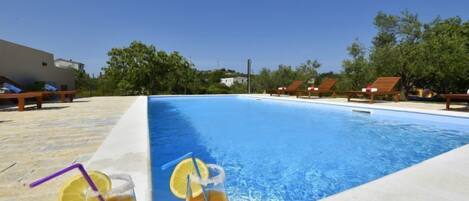 Una piscina climatizada