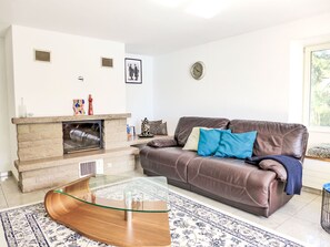 Fernseher, Kamin