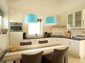 Fridge, microwave, dishwasher, toaster