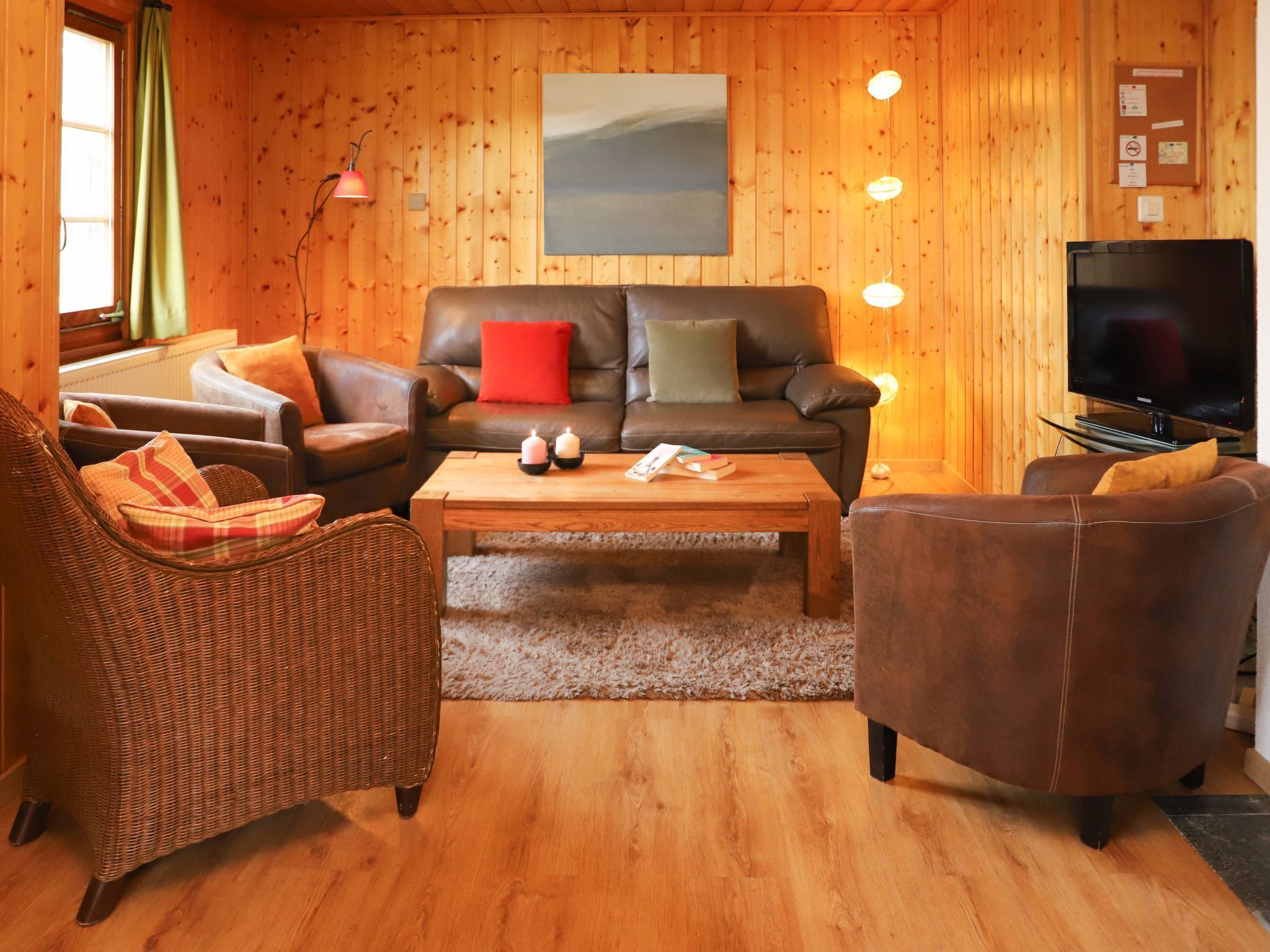 Fernseher, Kamin