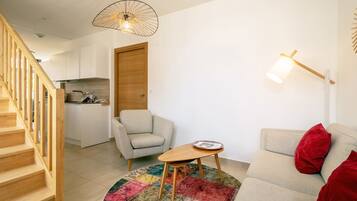 TV, DVD player, stereo