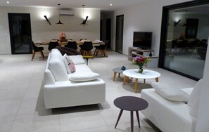 Smart TV, DVD player, video library